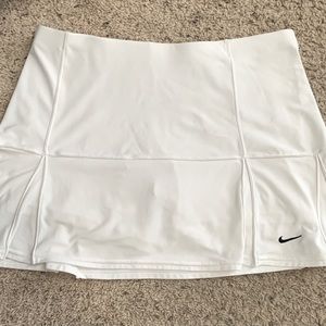 Nike white skort